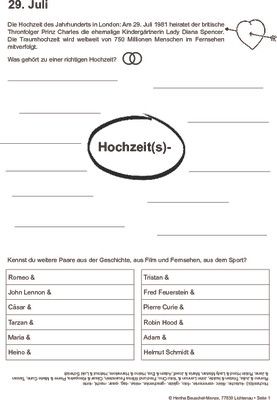 Hochzeit von Diana + Prinz Charles - 29.07.1981