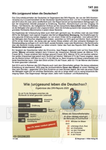 Wie (un)gesund leben die Deutschen? Wie (un)gesund leben die Deutschen?
