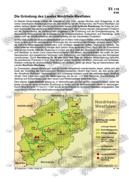 Die Gründung des Landes Nordrhein-Westfalen