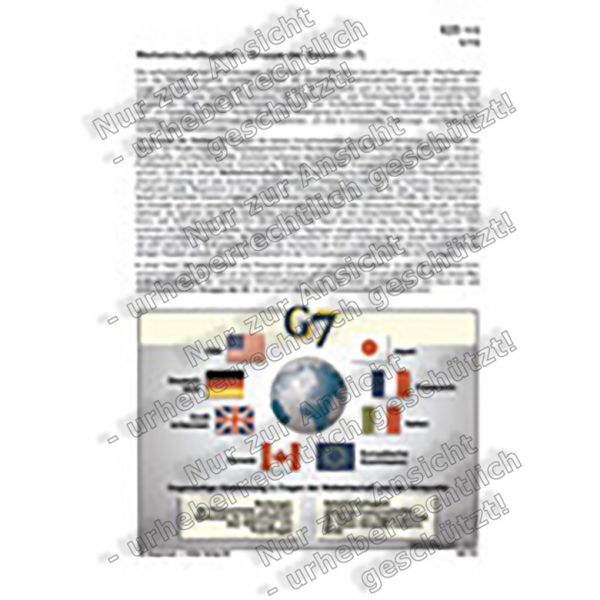 Weltwirtschaftsgipfel - Gruppe der Sieben (G-7)