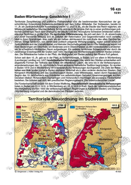 Territoriale Neuordnung im Südwesten