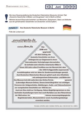 Deutsche Geschichte in Bildern und Zeugnissen - 02.06.2006