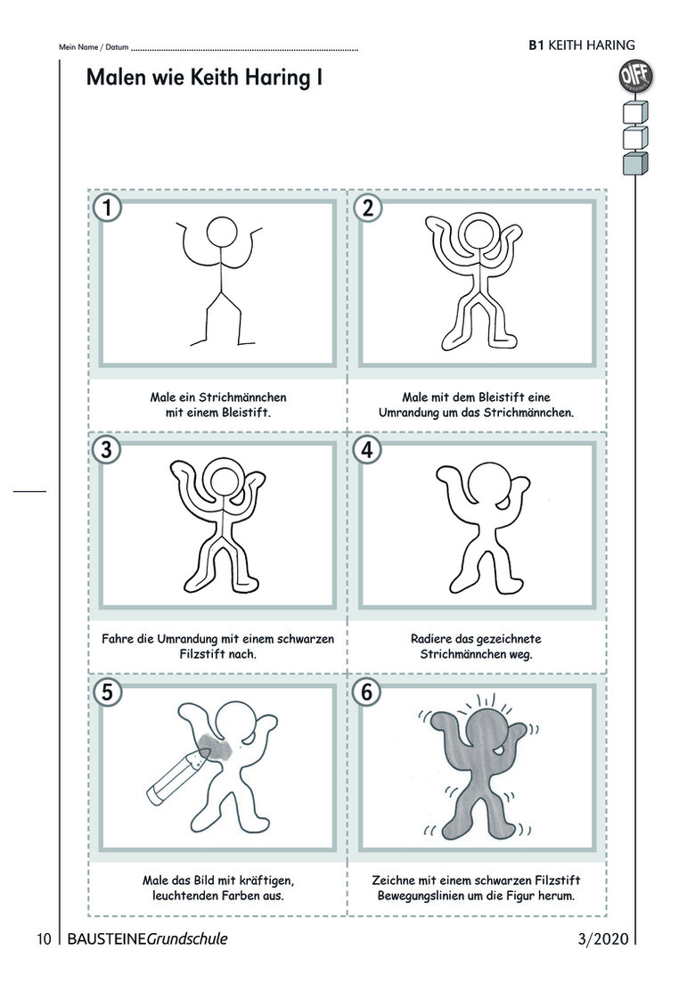 Keith Haring Bausteine Grundschule Sachunterricht Keith Haring Bausteine Grundschule Sachunterricht