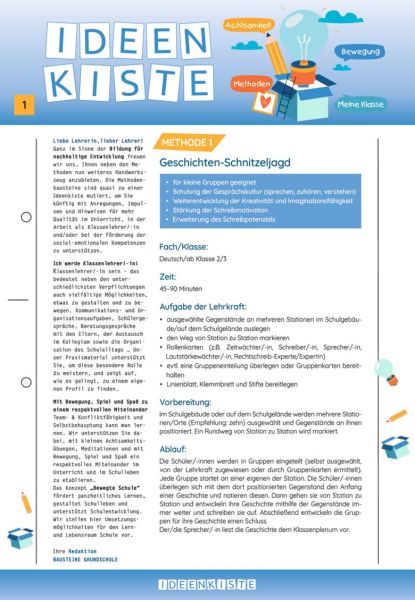 Ideenkiste Nr. 1