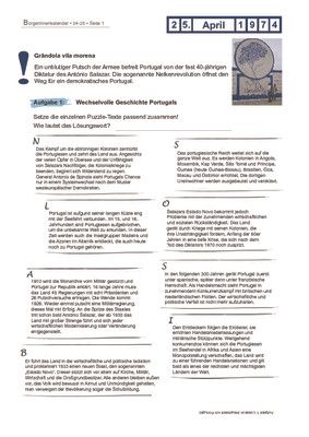 Nelkenrevolution - 25.04.1974