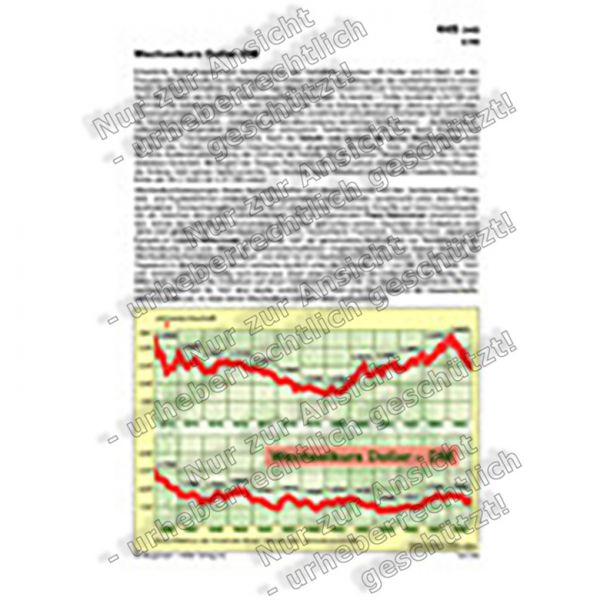 Wechselkurs Dollar-DM
