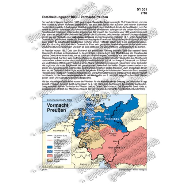 Entscheidungsjahr 1866 - Vormacht Preußen