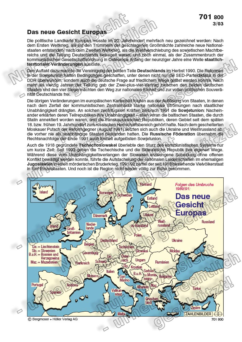 Das neue Gesicht Europas | Zahlenbilder | Politik | Sekundarstufe II ...