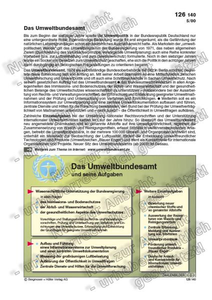 Das Umweltbundesamt und seine Aufgaben