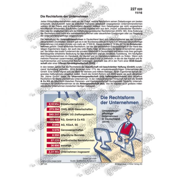 Die Rechtsform der Unternehmen