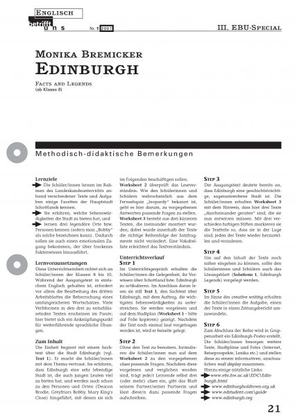 Edinburgh - Facts And Legends