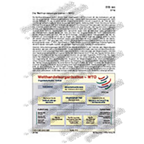 Welthandelsorganisation - WTO
