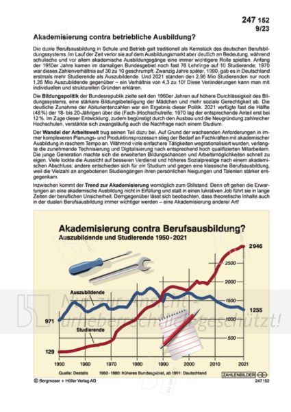 Akademisierung contra betriebliche Ausbildung?
