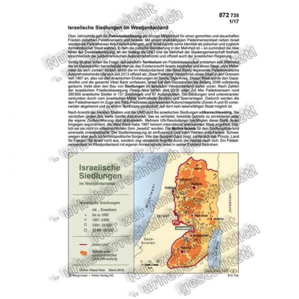 Israelische Siedlungen im Westjordanland