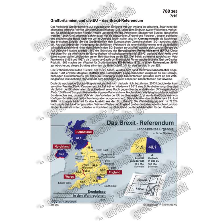 Das Brexit-Referendum | Zahlenbilder | Politik | Sekundarstufe II ...