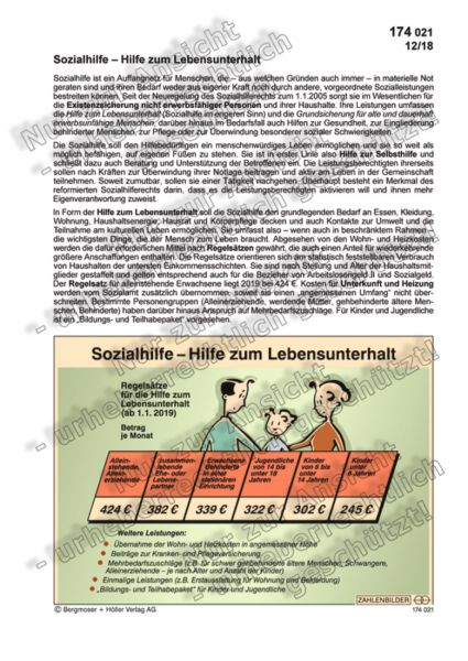Sozialhilfe - Hilfe zum Lebensunterhalt