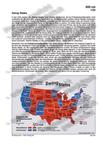 Swing States – Umkämpfte Staaten bei US-Wahlen