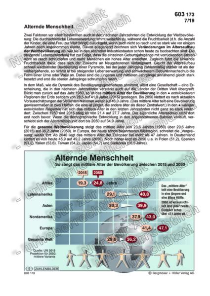 Alternde Menschheit