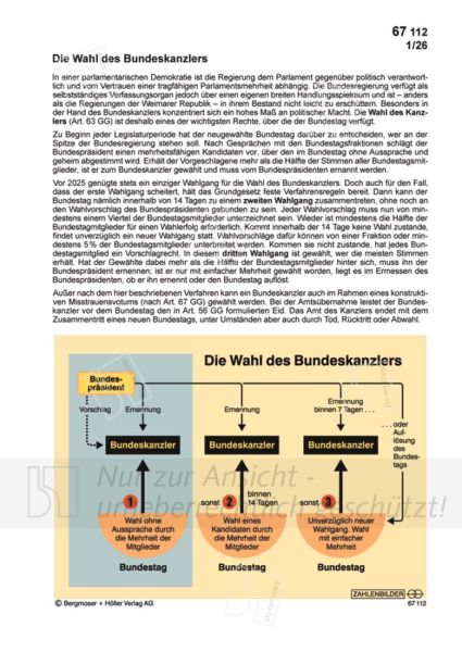 Die Wahl des Bundeskanzlers