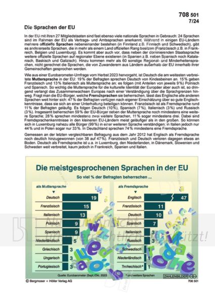 Die Sprachen der EU Die Sprachen der EU