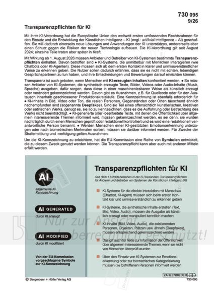 Transparenzpflichten für KI