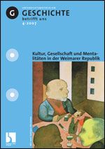 Gesellschaft, Kultur und Mentalitäten in der Weimarer Republik