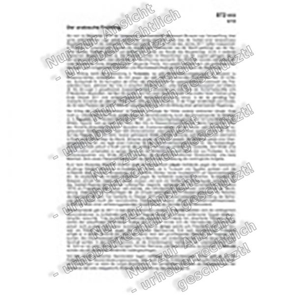 Der arabische Frühling (Text)