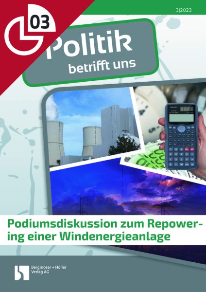 Podiumsdiskussion zum Repowering einer Windenergieanlage