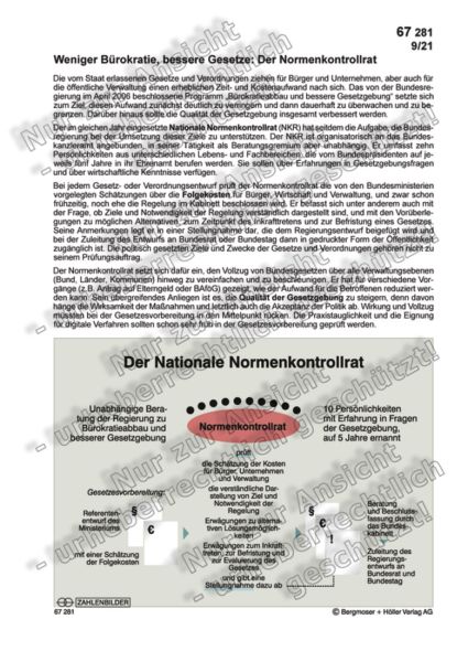 Weniger Bürokratie, bessere Gesetze: Der Normenkontrollrat Weniger Bürokratie, bessere Gesetze: Der Normenkontrollrat