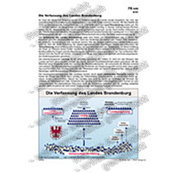 Die Verfassung Des Landes Brandenburg | Zahlenbilder | Politik ...
