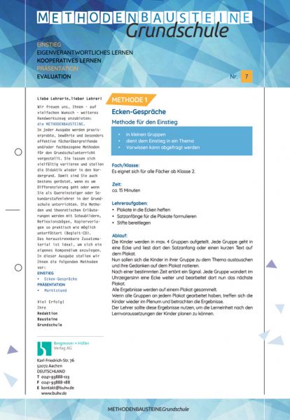 Methodenbausteine Nr. 7