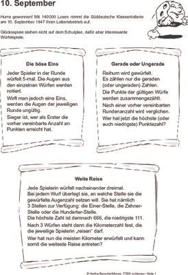 Süddeutsche Klassenlotterie - 10.09.1993
