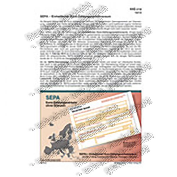 SEPA - Euro-Zahlungsverkehr ohne Grenzen