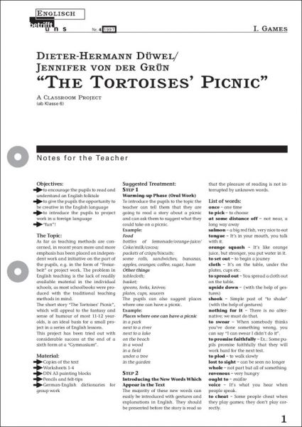 "The Tortoises' Picnic" - A Classroom Project