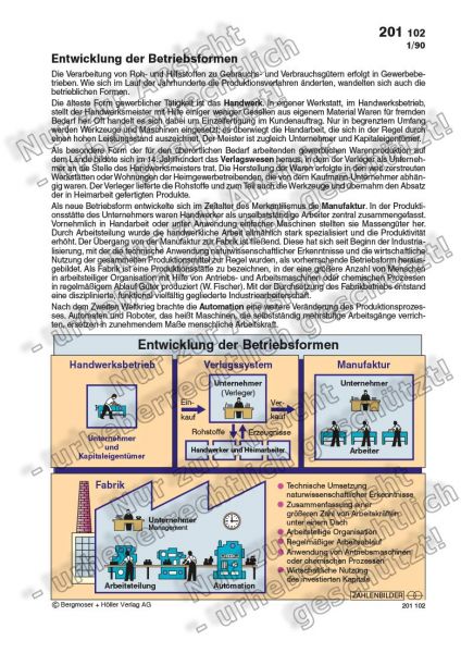 Entwicklung der Betriebsformen