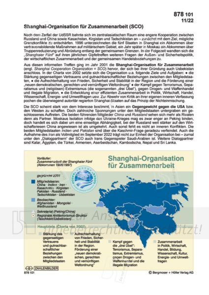 Shanghai-Organisation für Zusammenarbeit (SCO) Shanghai-Organisation für Zusammenarbeit (SCO)