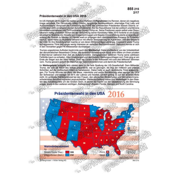 Präsidentenwahl in den USA 2016