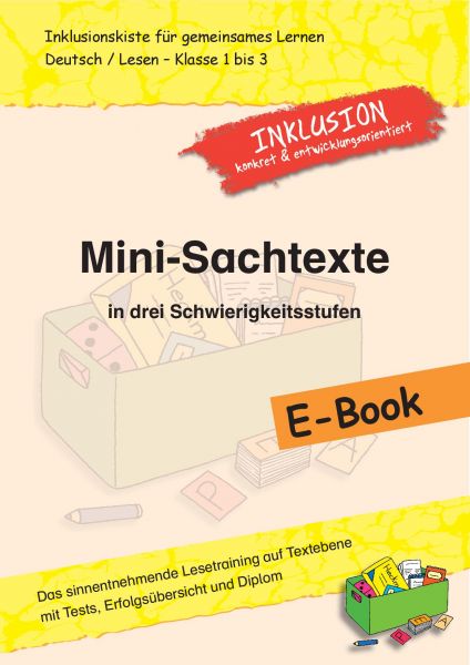 Mini-Sachtexte in drei Schwierigkeitsstufen