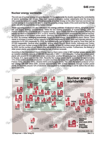 Nuclear Energy worldwide Nuclear Energy worldwide