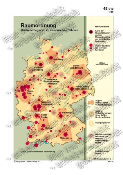 Raumordnung - Metropolregionen