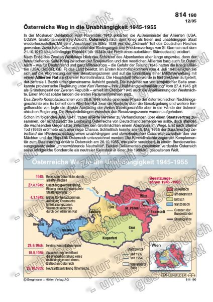 Österreichs Weg in die Unabhängigkeit 1945-1955