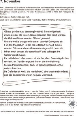 Konrad Lorenz geboren - 07.11.1903