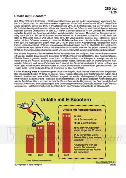 Unfälle mit E-Scootern